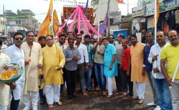 धूम-धाम से निकली श्री श्याम निशान यात्रा