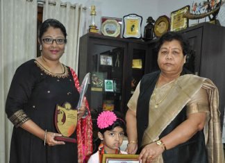 राज्यपाल से कुमारी शन्जन थम्मा ने सौजन्य मुलाकात की