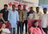 कालेज छात्र छात्राओं ने किया रक्तदान