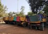खनिज विभाग की खरेंगा-दोनर क्षेत्र में दबिश, रात्रि में छह हाइवा किए गए जब्त