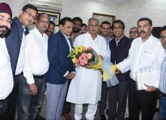 मुख्यमंत्री से राडा के पदाधिकारियों ने की मुलाकात