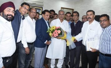 मुख्यमंत्री से राडा के पदाधिकारियों ने की मुलाकात