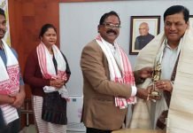 संस्कृति मंत्री श्री भगत ने असम के मुख्यमंत्री श्री सर्बानंद सोनोवाल को राष्ट्रीय आदिवासी नृत्य महोत्सव का दिया निमंत्रण