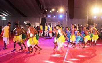 पड़ोसी राज्य की भील भगोरिया, लद्दाख की विवाह नृत्य और महाराष्ट्र की तड़पा नृत्य ने दर्शकों को मन्त्र मुग्ध किया