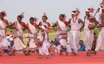 राष्ट्रीय आदिवासी नृत्य महोत्सव गोंड़ों के परम्परागत लोक नृत्य