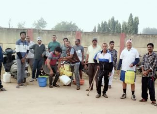 अनवरत स्वच्छता एवं सेवा कार्य में तत्पर आर्ट आफ लिविंग बागबाहरा