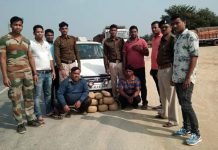 थाना सिंघोडा पुलिस की कार्यवाही- 20 किलो 500 ग्राम कीमती 01 लाख रूपये का गांजा , गांजा तस्करों से पकडाया