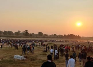 नदी चरौदा सूखा लहरा मेला में हजारों श्रद्धालुओं ने लिया लहरा : अंकित