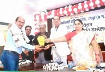 छ.ग. साहित्यि- भाखा की सेवा के लिए रूपेश तिवारी हुए सम्मानित