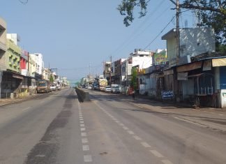 जनता कर्फ्यू के समर्थन में घर से नही निकले लोग दिनभर सुनी रही सड़के