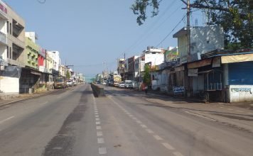 जनता कर्फ्यू के समर्थन में घर से नही निकले लोग दिनभर सुनी रही सड़के