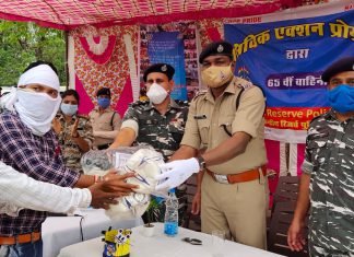 टेका में सम्पन्न हुआ सी.आर.पी.एफ. 65 बटालियन का सिविक एक्शन प्रोग्राम