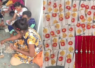 इस साल भाइयों की कलाई पर सजेंगी बांस की अनूठी राखियां