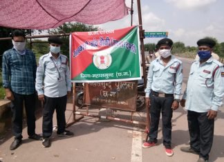 सिक्योरिटी गार्ड के भरोसे चल रही आबकारी जांच चौकी