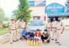 अवैध मादक पदार्थों पर पटेवा थाना की लगातार बड़ी कार्रवाई 35 लीटर महुआ शराब के साथ 4 आरोपी गिरफ्तार।