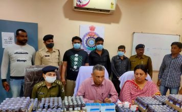 प्रतिबंधित दवाओं के विक्रेताओं पर महासमुंद पुलिस की बड़ी कार्यवाही।