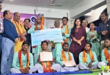 जिला स्तरीय रामायण मंडली प्रतियोगिता में तुलसी संदेश मानस मंडली टीम रही विजेता