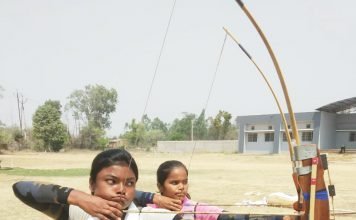 राष्ट्रीय सब जूनियर तीरंदाजी प्रतियोगिता राजस्थान के लिए जिले से जया एवं सत्यभामा साहू का चयन राजस्थान के लिए हुए रवाना।