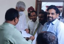 पार्षद लोकेश्वर ने किया स्वास्थ्य मंत्री से मुलाकात ज्ञापन सौप मांगा ब्लड बैंक व सोनोग्राफी मशीन