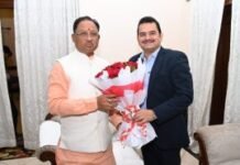 Big News: आईएएस पी महानंद ने सीएम विष्णु देव साय से की मुलाकात , बनाए गए हैं मुख्यमंत्री के सचिव